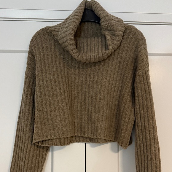 Wide Rib High Neck Sweater - Picture 1 of 2